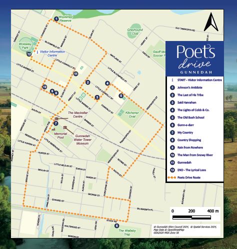 Poets Drive - Self-guided tour of Gunnedah