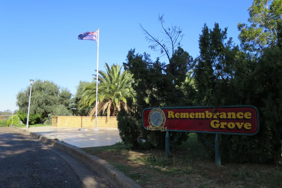 Remembrance Grove and Remembrance Wall